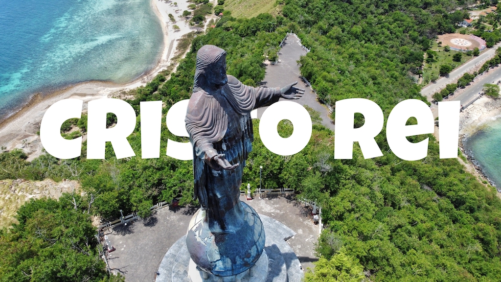 Exploring The Tourism Landmark CRISTO REI Statue In Dili Timor Leste